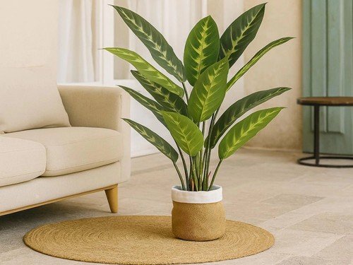 Planta artificial Calatea Cebra premium ultra real