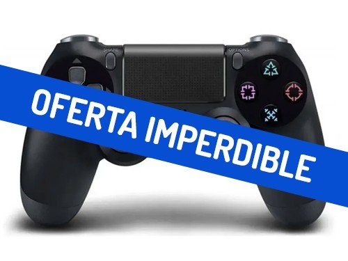 Joystick Control Inalámbrico Compatible con PS4 Negro