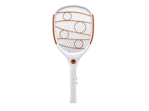 Insectocutor tipo raqueta para moscas y mosquitos