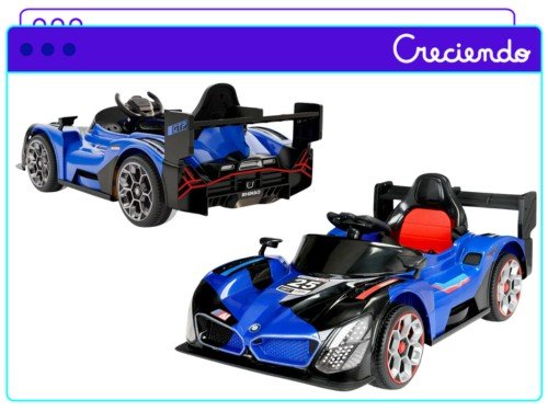 Auto Infantil Batería Le Mans 12v Control Remoto Y 2 Motores