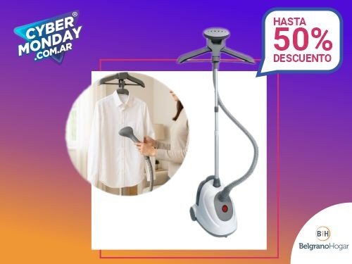 Vaporizador de ropa vertical Oryx OR-GS01 1800W 1.7 lts con ruedas