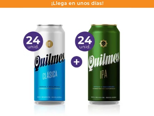 Pack: 48 Cervezas Quilmes (Clasica - IPA)