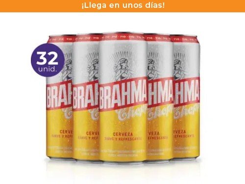 Pack: 32 Brahma Lager 710ml