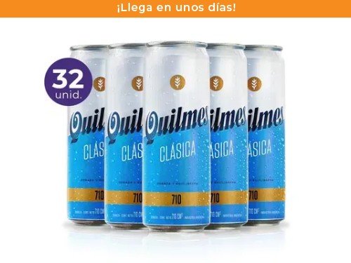 Pack: 32 Quilmes Clásica 710ml