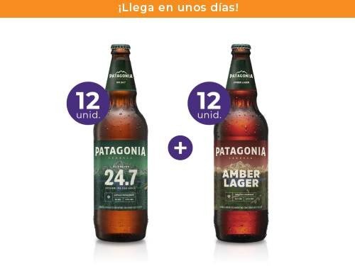 Pack: 24 Cervezas Patagonia 730ml (24.7 - Amber Lager)