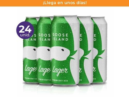 Pack: 24 Goose Island Lager 473ml