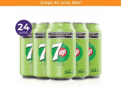 Pack: 24 7Up Free 354ml