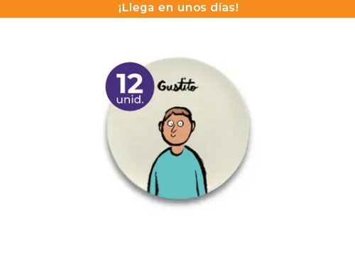 Pack: 12 Platos de Ceramica Andes Origen Gus
