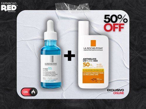 LA ROCHE POSAY - COMBO HYALU B5 + UV MUNE FLUIDO (Solar + hidratación)