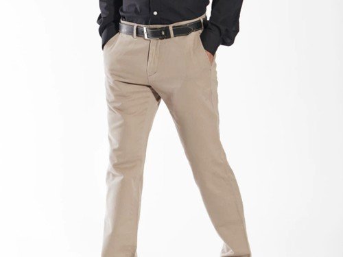 Chino básico de gabardina 100% algodón