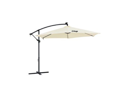 Sombrilla Parasol Lateral Grande de 3m Con Protección UV Waggs