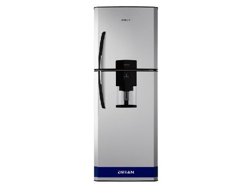 Heladera Drean HDR400F41S Plata 396 Litros Ciclica Con Dispenser