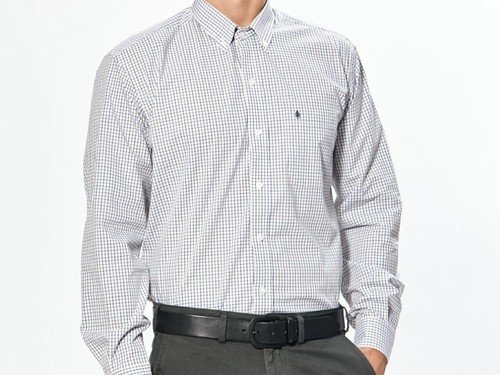 Camisa regular fit a cuadros
