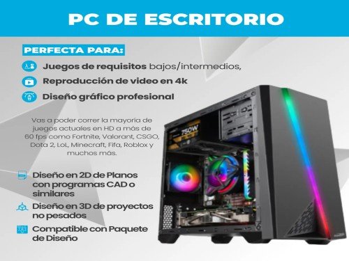 PC Gamer - AMD Ryzen 5 16Gb DDR4 SSD 480Gb + Gráficos Vega 11