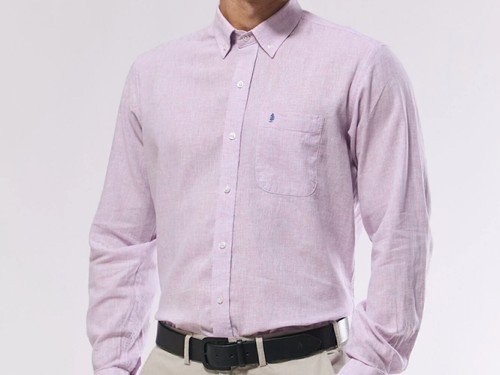 Camisa regular fit a rayas