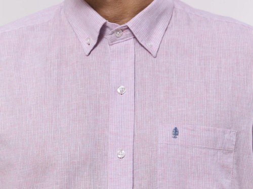 Camisa regular fit a rayas