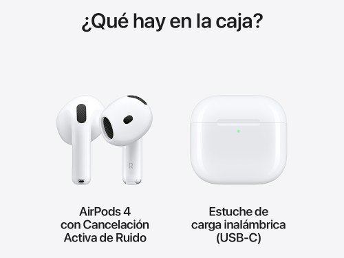 AirPods 4 con Cancelación de Ruido Activa (USB-C)