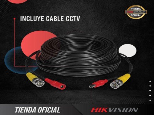 Kit Hikvision DVR 4 Canales + 4 Bullet Colorvu + Disco 480 SSD