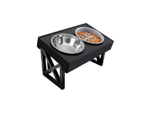 Bebedero y Comedero Elevado Para Mascotas Waggs