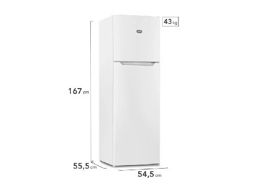 Heladera Gafa HGNF251B Blanca 262 Litros No Frost Inverter