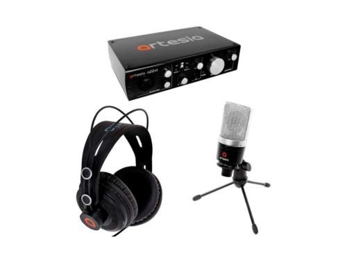 Artesia ARB4 Pack Grabacion placa microfono auriculares cuotas