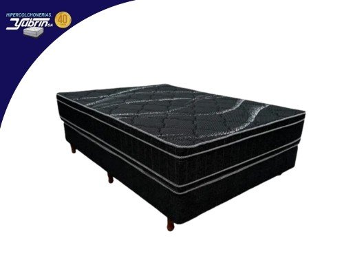 Conjunto Sommier 2 1/2 Plazas Natural Soft Comfort Espuma 140×190