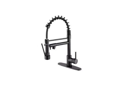 Grifería Monocomando Extensible con Pico Giratorio y Flexible Waggs