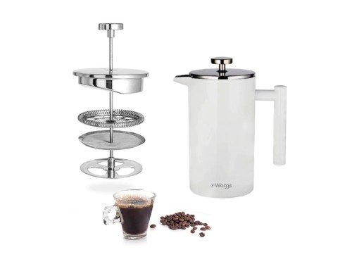 Cafetera Prensa Francesa Térmica 1000 ML de Acero Inoxidable Waggs
