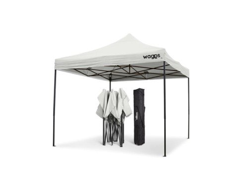 Gazebo Plegable 3x3mts Impermeable Sin Paredes Waggs