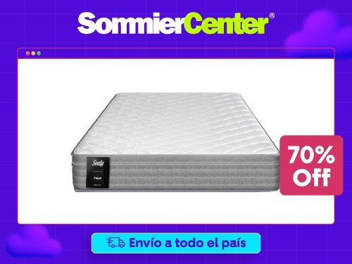 Colchón 1 Plaza Espuma Sealy Field (080x190)