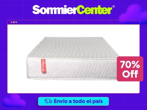 Colchón 1 Plaza Resorte Telgo Dorado (080x190)