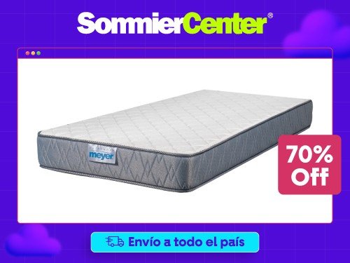 Colchón 1 Plaza Espuma Meyer Salud (080x190)