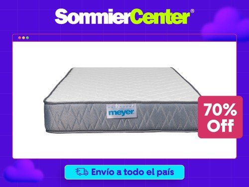 Colchón 1 Plaza Espuma Meyer Salud (080x190)