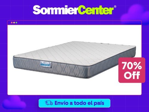 Colchón 2 Plazas Espuma Meyer Salud (140x190)