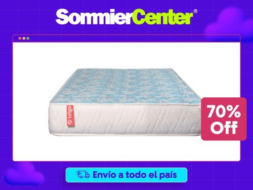 Colchón 1 Plaza Espuma Telgo Vida (080x190)