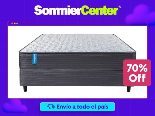 Sommier 2 Plazas Espuma Meyer Dream (140x190)