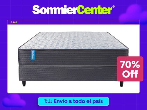 Sommier 2 Plazas Resorte Meyer Sleep (140x190)