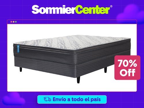 Sommier 2 Plazas Resorte Meyer Sleep Plus (140x190)