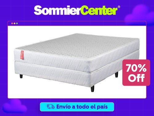 Sommier 2 Plazas Resorte Telgo Dorado (140x190)