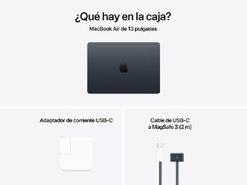 MacBook Air 13" M4 256 GB - 10 CPU | 8 GPU | 16 GB RAM - Medianoche