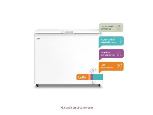 Freezer horizontal inverter Gafa 280lts FGHI300BL