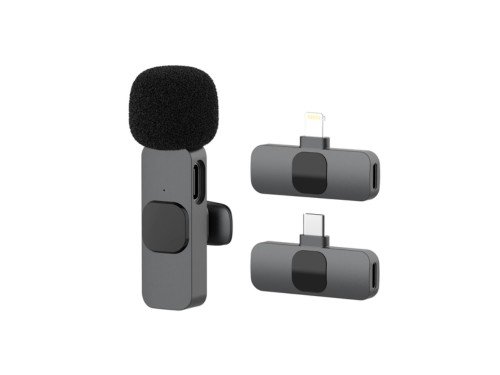 Combo Tripode Aro de Luz Led 26cm + Micrófono Corbatero C + Litghtning