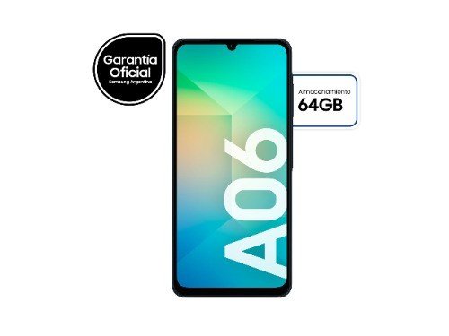 Celular libre Samsung galaxy a06 64gb negro.