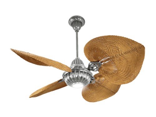 Ventilador de techo rattan con luz WINDLUX® modelo Cami
