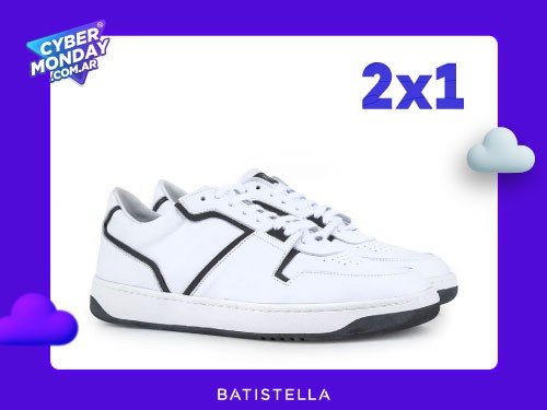 Zapatilla de cuero con base urbana