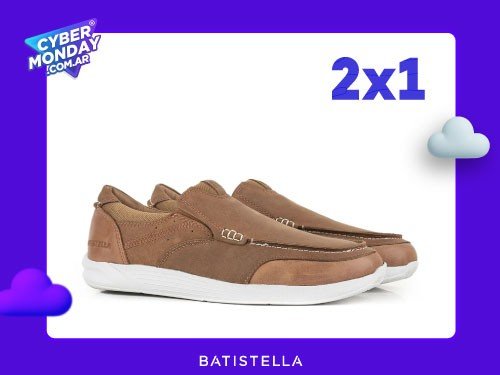 Náutico de cuero con suela blanca