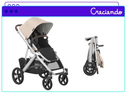 Coche Uppababy Vista 3 Convertible Hasta 22 Kg
