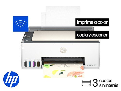 Impresora Multifuncional HP Smart Tank 583