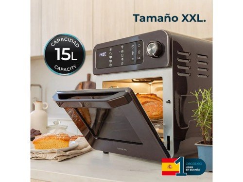 Horno Y Freidora De Aire Cecotec Bake&amp;fry 1500 Touch 1700w