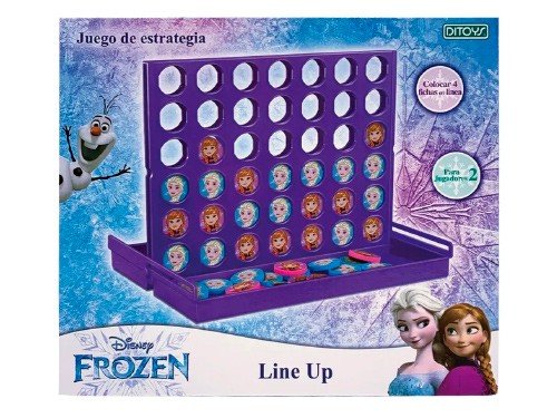 Juego De Mesa Line Up 4 En Linea Frozen Disney 4 en Línea